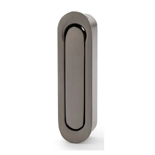 Alexander & Wilks AW991DBZPVD Radius Sliding Door Edge Pull - Dark Bronze PVD (LEAD TIME: 2-3 DAYS)