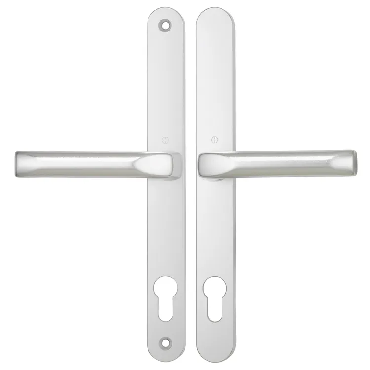 Hoppe London Lever Lever UPVC Multipoint Door Handles -  92mm PZ Sprung 240mm Screw Centres