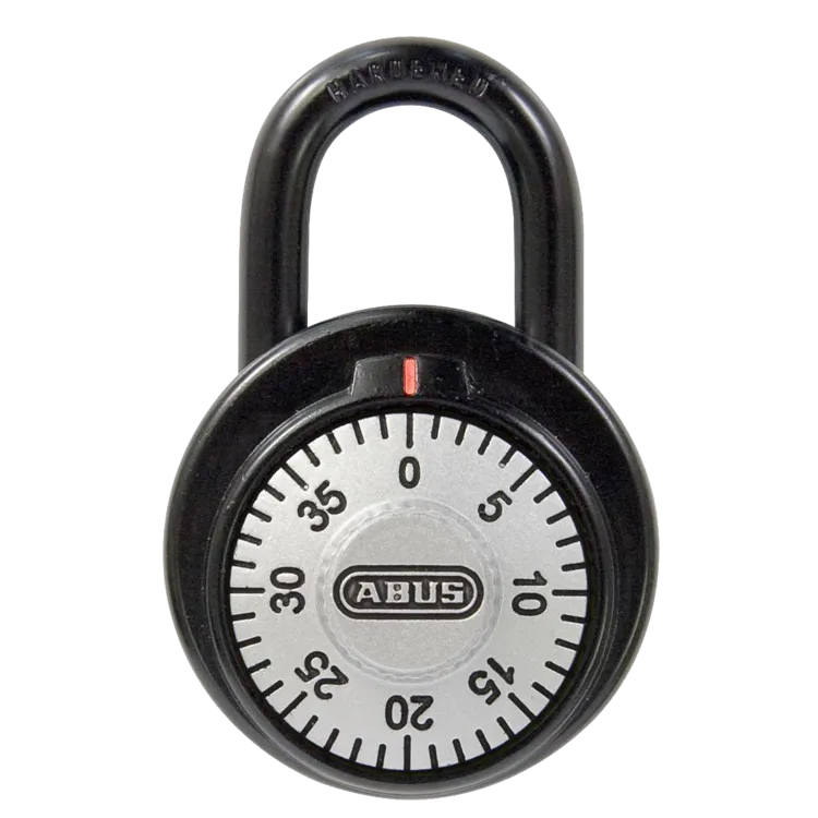 ABUS 78KC Series Dial & Key Over-Ride Combination Open Shackle Padlock