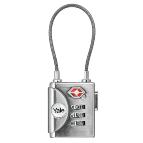 YALE YTP3 TSA Soft Shackle Combination Padlock