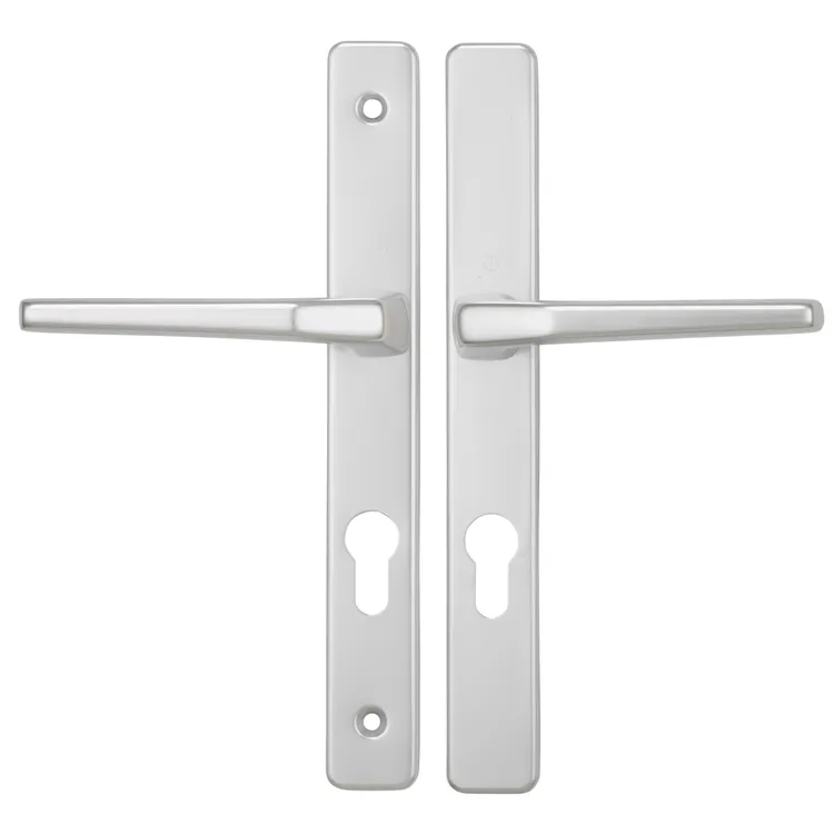 Hoppe Frankfurt Lever Lever UPVC Multipoint Door Handles -  70mm PZ Unsprung 200mm Screw Centres