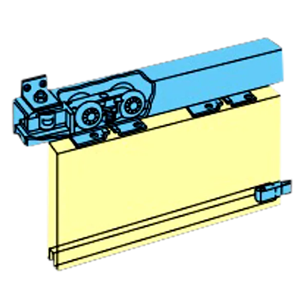 HENDERSON Husky Folding Track Sliding Door Gear (Fitting Only)