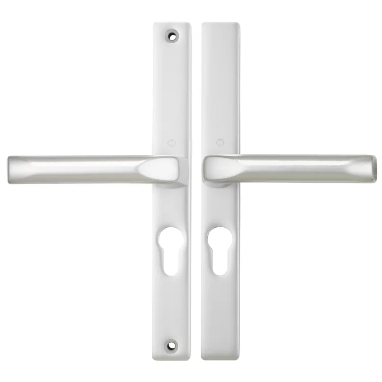 Hoppe London Lever Lever UPVC Multipoint Door Handles -  48mm PZ Sprung 215mm Screw Centres