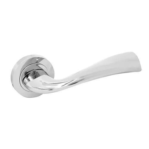 TSS Hotel Lever Handle on Round Rose Door Furniture