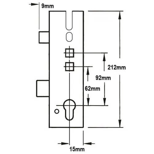 Roto H500 MVD500 Elite Inliten Genuine Multipoint Gearbox - Lift Lever or Double Spindle