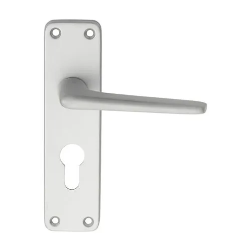 EuroSpec SAA21Y Aluminium Lever on Euro Lock Backplate (LEAD TIME: 2-3 DAYS)