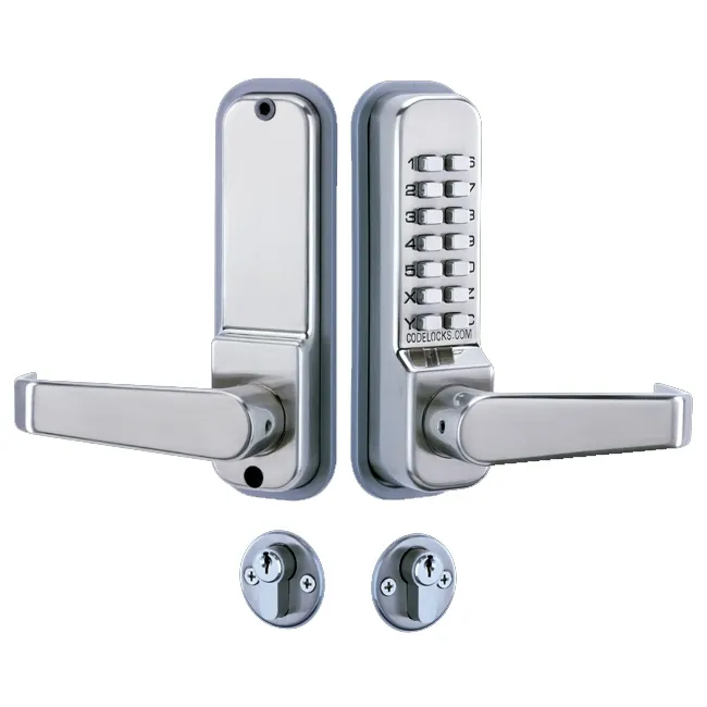 Codelocks CL425 Mortice Lock with Cylinder and Anti Panic safety Function and Code Free