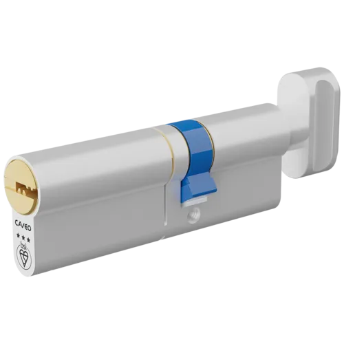 CAVEO TS007 3* Key & Turn Euro Dimple Cylinder