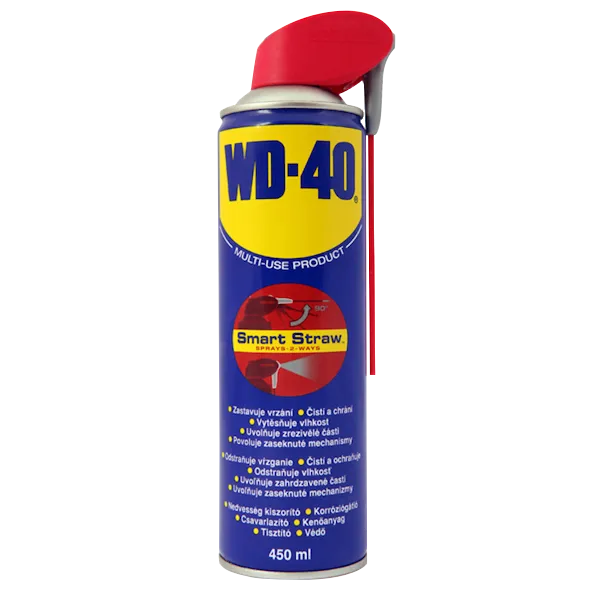 WD-40 Lubricant Spray with Smart Straw 450ml