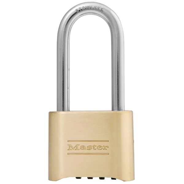 MASTER LOCK 175 Brass Open Shackle Combination Padlock