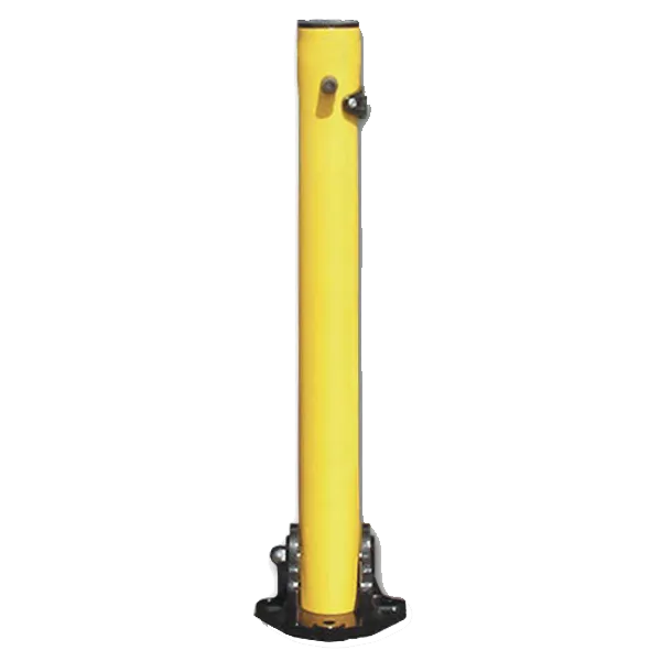 ASEC Yellow Fold Down 620mm High Parking Post