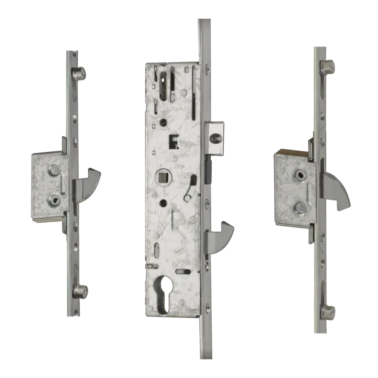 YALE YS170 Lever Operated Latch & Hookbolt Split Spindle - 2 Hook 4 Roller