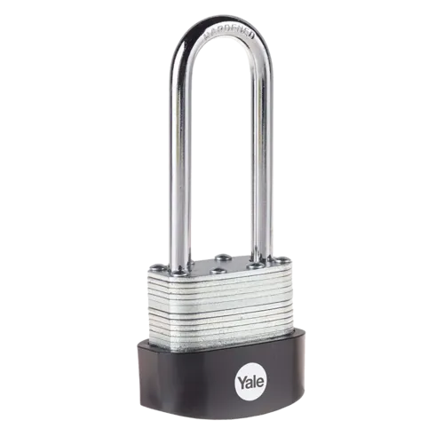 YALE Y125B High Security Laminated Steel Long Shackle Padlock