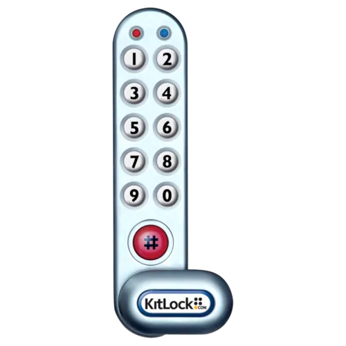 CODELOCKS KitLock KL1000 Battery Operated Digital Cabinet Lock With Slam Latch