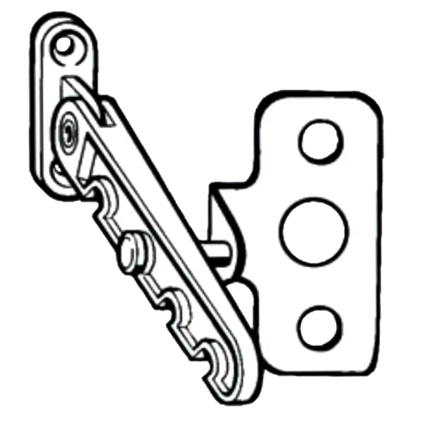 ROTO 5ROT0086 Tilting Window Restrictor & Plate