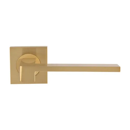 Serozzetta SZM370SB Serozzetta Equi Lever on Square Rose (LEAD TIME: 2-3 DAYS)