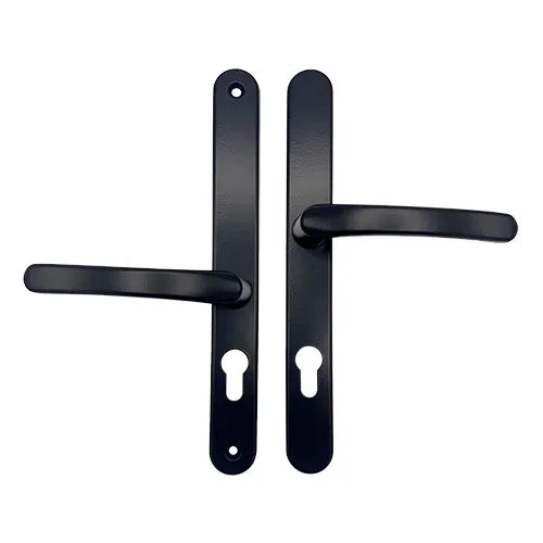 TSS LeverLever Offset UPVC Multipoint Door Handles - 48/87mm PZ - Sprung - 240mm Screw Centres