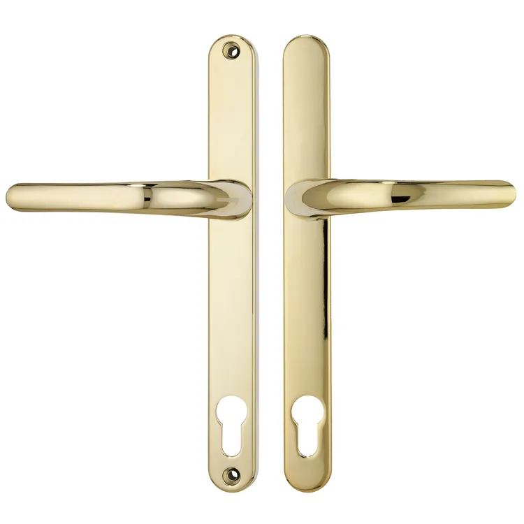 Millenco Lever Lever UPVC Multipoint Door Handles -  117mm PZ Sprung 237mm Screw Centres