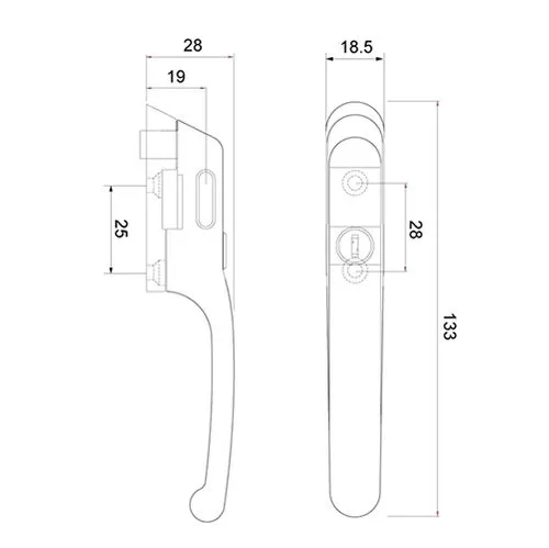 Fab & Fix Craftsman Locking Casement Window Handles