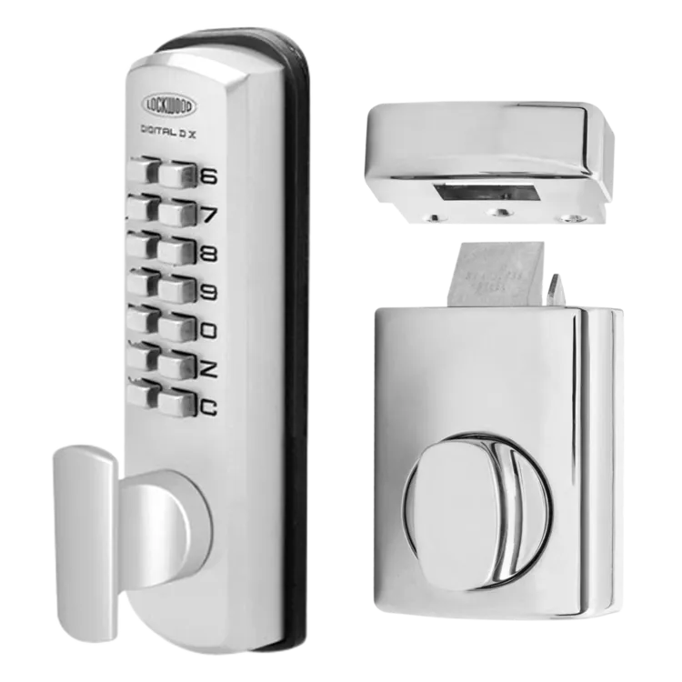 LOCKWOOD DGT002 Series Digital Lock With Rim Latch & Holdback