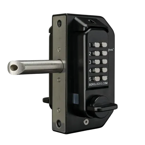BORG LOCKS BL3030 MG Pro Mini Gate Lock Knob Operated Double Sided Keypad