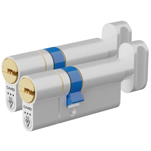 CAVEO TS007 3* Key & Turn Euro Dimple Cylinder Keyed Alike