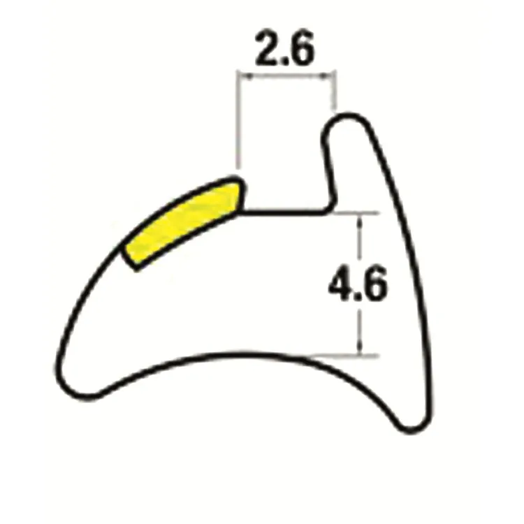Reddiplex R3232 Yellow Wedge Gasket