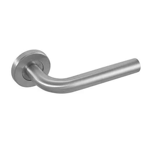 TSS Fire Rated Stainless Steel (SSS) 19mm Mitred Lever On Rose Furniture