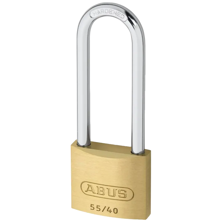 ABUS 55 Series Brass Long Shackle Padlock