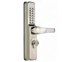 Codelocks CL0470 Narrow Aluminium Door Digital Lock With Euro Cylinder (Suits screw in lockcases)