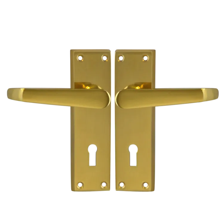 ASEC Victorian Plate Mounted Lever Furniture