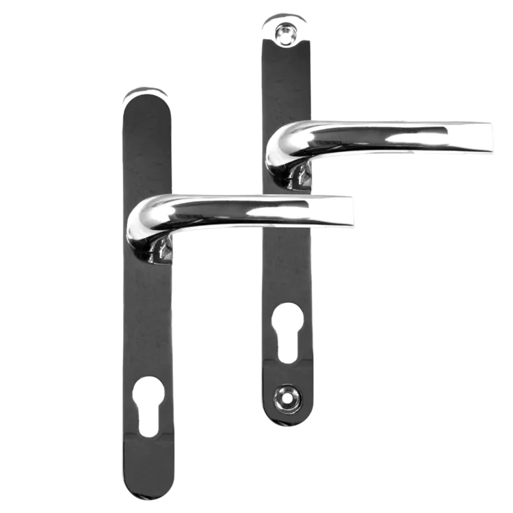 ASEC 92/62 Offset Lever/Lever UPVC Furniture - 240mm Backplate