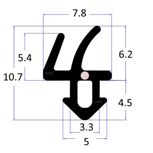 FLIP007 Flipper Gasket