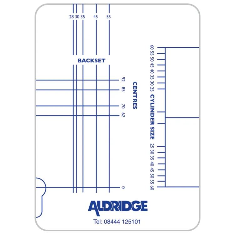 ALDRIDGE Multipoint Lock & Cylinder Gauge