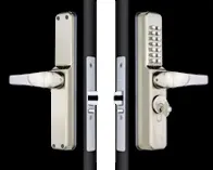 Codelocks CL0460 Narrow Aluminium Door Digital Lock with Screw-in Cylinder
