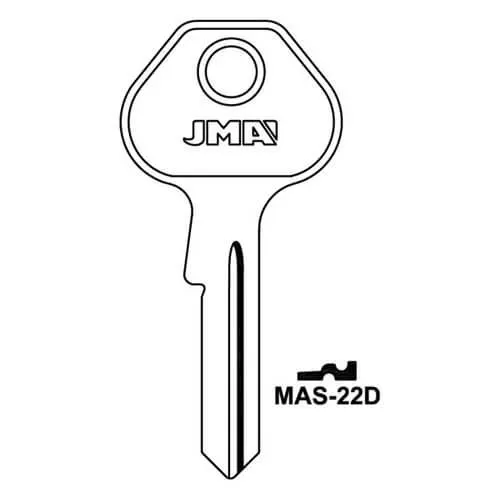 Copy Cylinder Cut Key - Steel