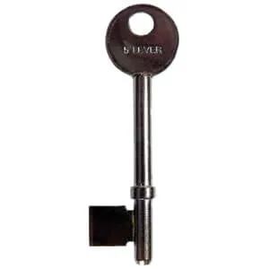 Genuine Mortice Cut Key - Steel
