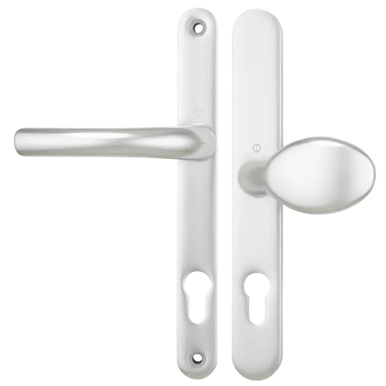 Yale Lever Moveable Pad UPVC Multipoint Door Handles - 92mm/70mm PZ PAS24 Sprung 215mm Screw Centres