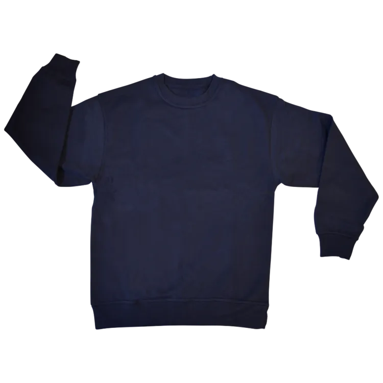 WARRIOR Polycotton Sweatshirt Navy