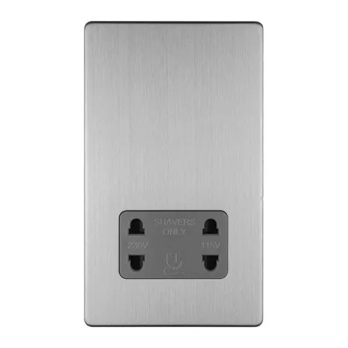 Eurolite ECSSSHSG 3 GANG SHAVER SOCKET 230/115V (LEAD TIME: 2-3 DAYS)