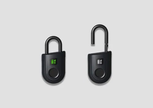 igloohome Smart Fingerprint Padlock Lite - Black