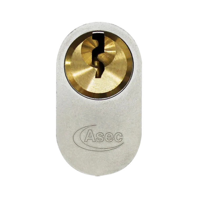 ASEC Vital 6 Pin Oval Key & Turn Cylinder