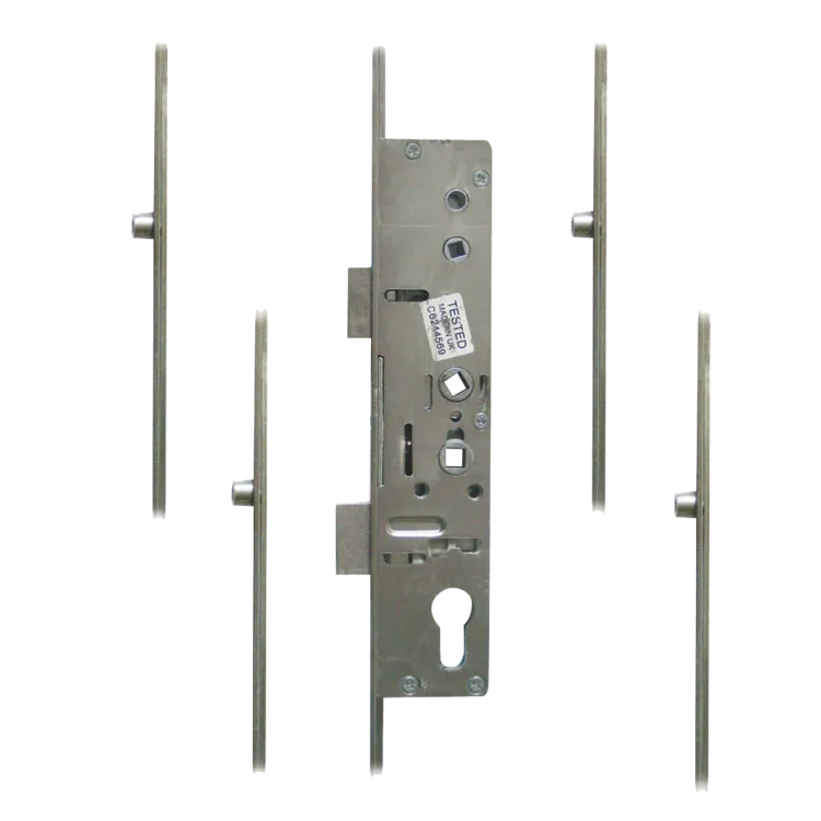 MILA Master Lever Operated Latch & Deadbolt Twin Spindle - 4 Roller