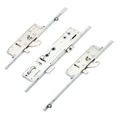Lockmaster Latch Deadbolt 2 Hooks 2 Anti Lift Pins 2 Rollers Lift Lever or Double Spindle Multipoint Door Lock (top hook to spindle = 618mm)