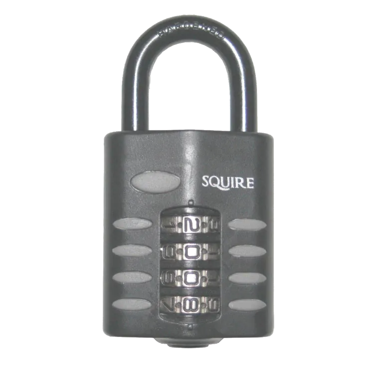 SQUIRE CP50 Series 50mm Steel Shackle Combination Padlock