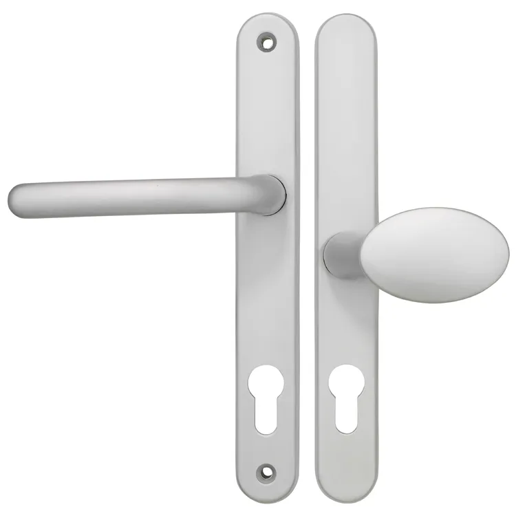 Fab & Fix Balmoral Lever Moveable Pad UPVC Multipoint Door Handles - 92mm/62mm PZ Sprung 212mm Screw Centres