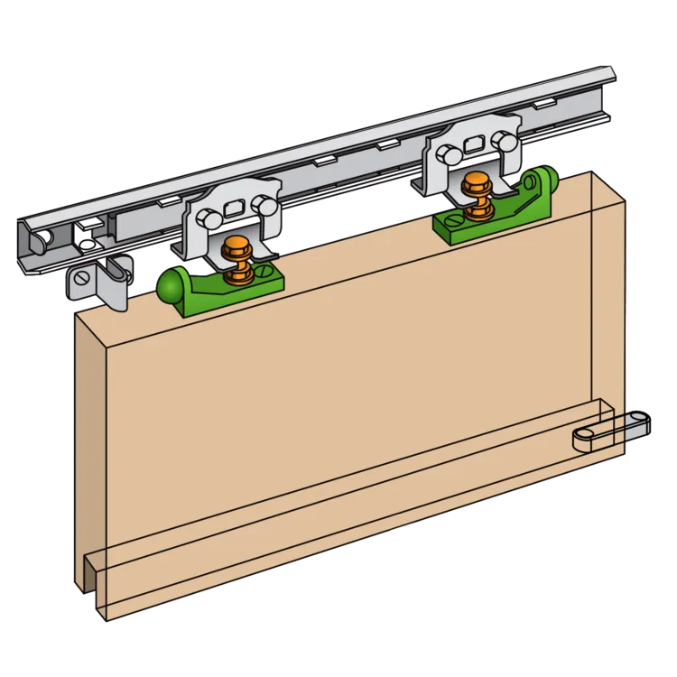 HENDERSON Marathon Junior Single Track Sliding Door Gear