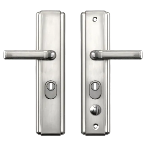 HOOPLY 5586 Square Backplate Lever Handles 68mm Centres