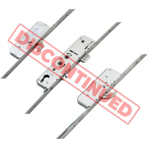 TSS TS007 2 Star Grade 304 Stainless Steel Lever Lever UPVC Multipoint Door Handles - 92mm PZ Sprung 210mm Screw Centres