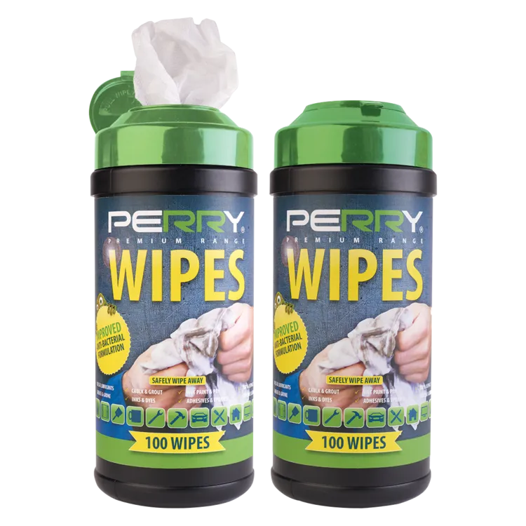 A PERRY Premium Anti Bacterial Wipes (Tub of 100)